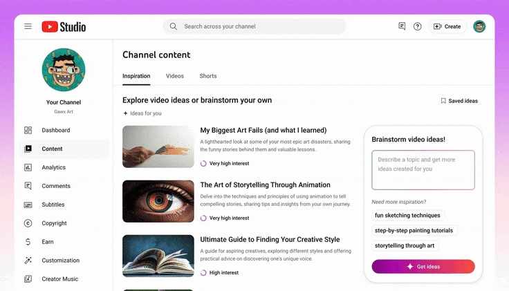 YouTube Studio Features 2025 - Made on YouTube - svg+xml;charset=utf svg+xml;charset=utf