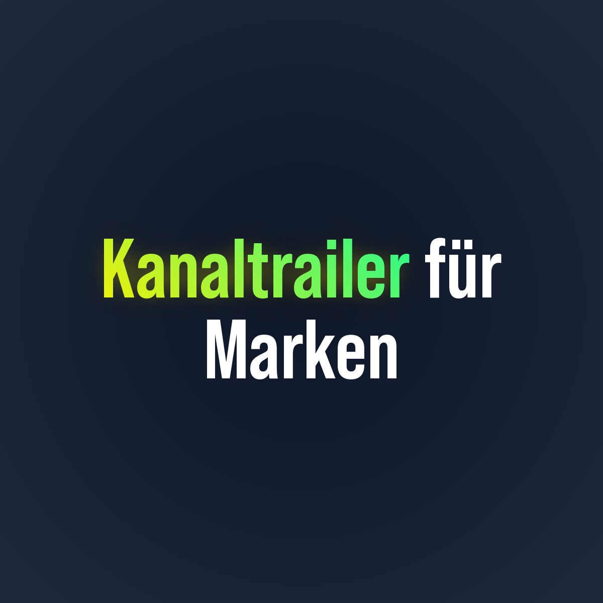 YouTube-Kanaltrailer für Marken: aus Besuchern Abonnenten machen
