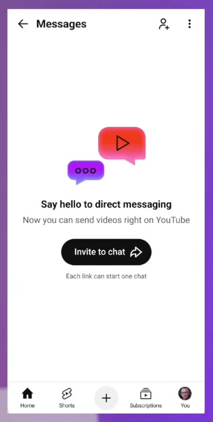 Search Profiles, neuer mobiler Player und Membership-Preise: die YouTube-Updates für Marken - youtube app direktnachrichten videos senden Videos direkt in der YouTube-App über Nachrichten teilen