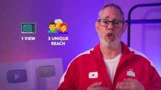 YouTube Unique Reach: ein Aufruf, drei Co-Views auf dem TV